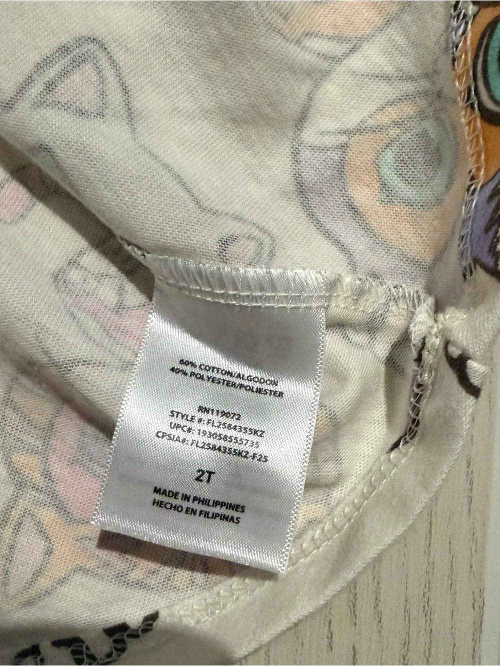 Disney Junior SuperKitties Girls 2T White Cat Print Dress NWT